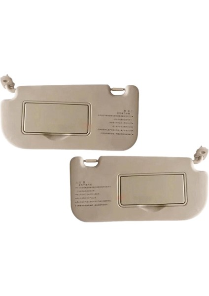 2004-2010 Güneşlik Makyajı Bej Rengi Için 1 Çift Araba Güneşliği Gölgelikleri ve Makyaj Aynası 85202-03000 8520103000 (Yurt Dışından) modelleri