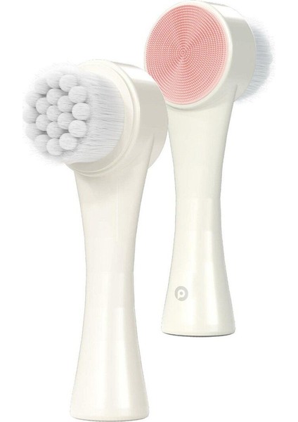 Yüz Temizleme Fırçası, Beyaz, Derinlemesine Temizlik Için Ideal