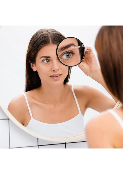 Büyüteçli Ayna 20X Ayna + 10X Büyüteçli Aynalar 2 Vantuzlu Küçük Seyahat Büyüteçli Ayna ve Cımbız Seti (Yurt Dışından) modelleri
