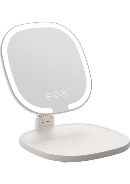 Işıklı LED Makyaj Aynası, 1x/3x Büyütme, Taşınabilir Katlanabilir Seyahat Kozmetik Aynası, Kadınlar Için Ideal Hediye (Yurt Dışından)
