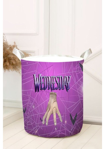 Wednesday Mor Bebek ve Çocuk Odası Oyuncak Sepeti