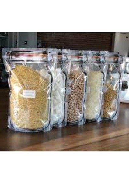 Kavanoz Görünümlü Kilitli Saklama Poşeti 2'li Küçük Boy, Pembe fırsatları