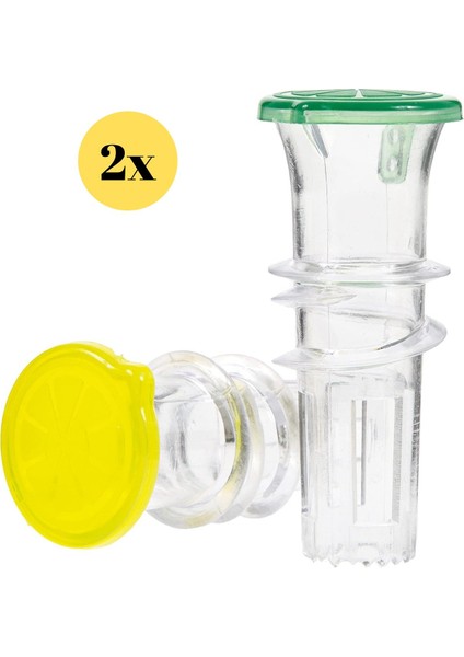 Iki Kişilik Bpa'sız Kapaklı Limon Sıkacağı, Meyve ve Içecekler Için Ideal