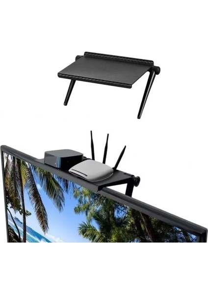 Lcd Tv Monitör Ekran Üstü Raf Stand 15x11 Cm - Al5284