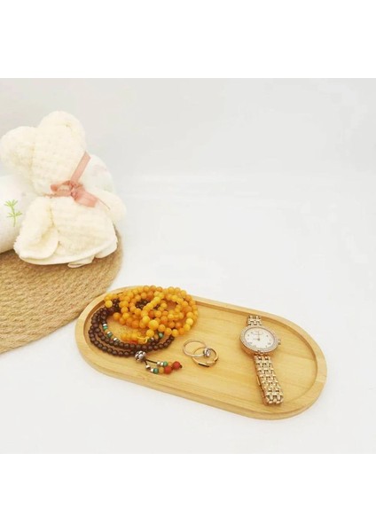 Bambu Sunum Tabağı ve Yağdanlık Altlığı, 24X13 Cm, Şık ve Doğal Tasarım fiyatları