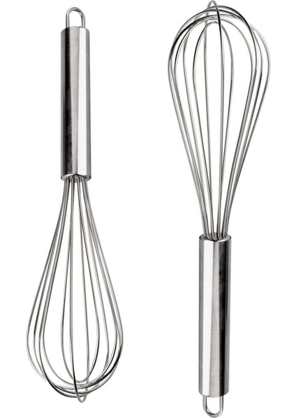 35 cm Paslanmaz Çelik Büyük Boy Çırpıcı, Yumurta ve Krema Için Uygun