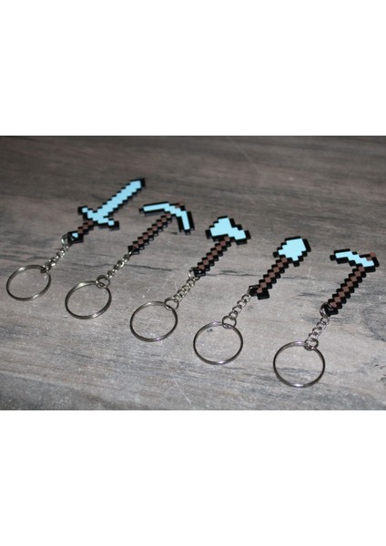 Minecraft Anahtarlık Seti