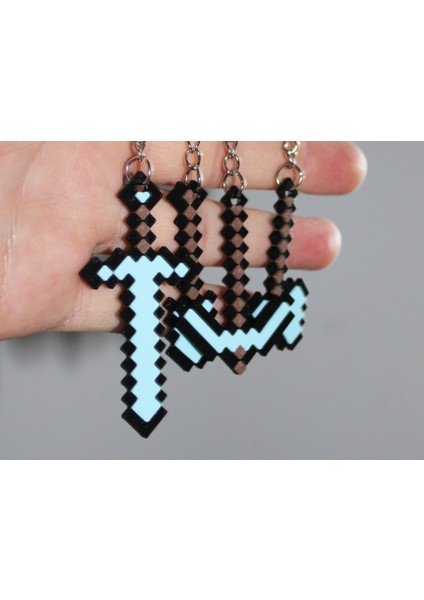 Minecraft Anahtarlık Seti modelleri