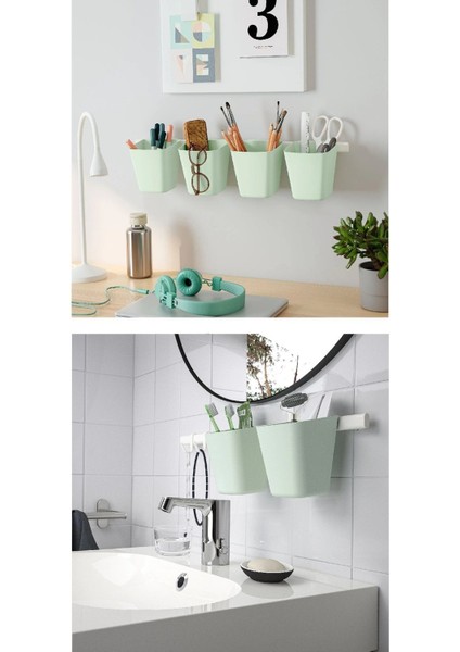 Yeşil Saksı Tarzı Kaşıklık, 2'li Set, Şık ve Pratik. fırsatları