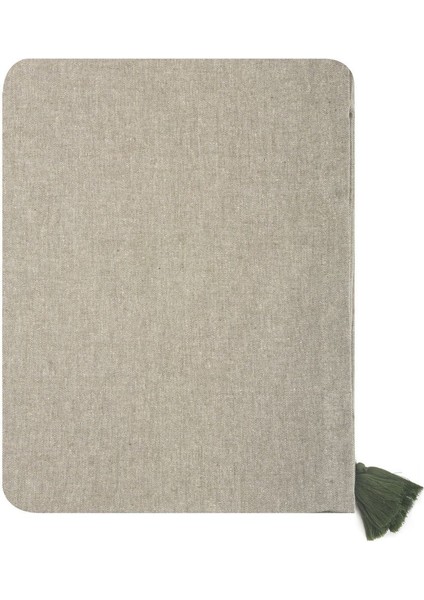 Yumuşak Dokulu Püsküllü Masa Örtüsü, Yeşil, 150X220 cm fırsatları