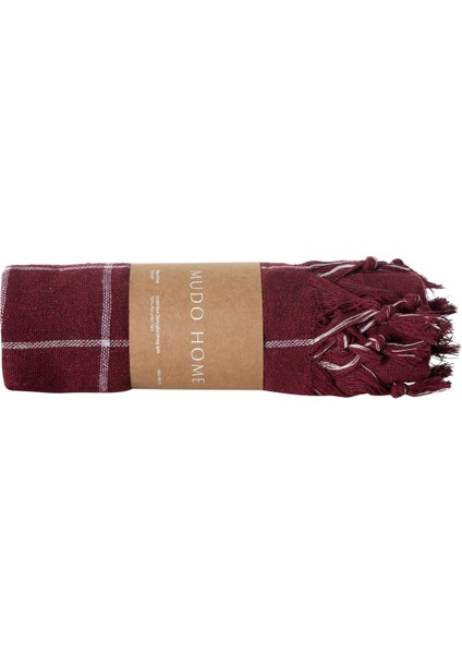 Bordo Çok Amaçlı Örtü 140X140, Çok Renkli, Kullanışlı ve Şık Tasarım