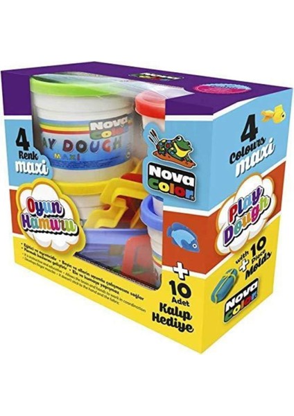 Nc-4155 Oyun Hamuru Maxi 4 Lü