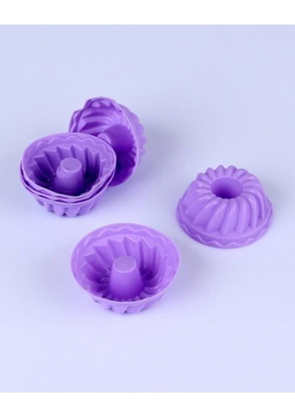 Turuncu 6'lı Silikon Mini Muffin ve Kek Kalıbı Seti indirimleri