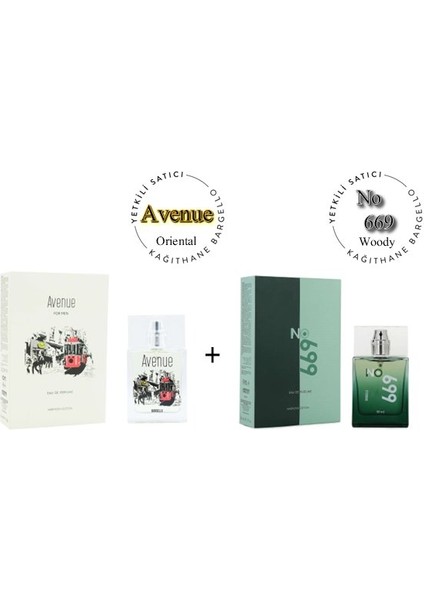 Avenue + No: 669 Erkek Parfüm 50 ml Edp Oriental / Woody - MNMS50AVE669