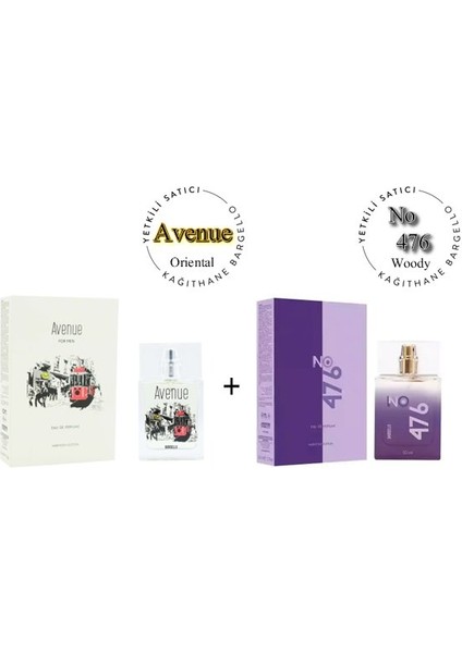 Avenue + No: 476 Erkek / Unisex Parfüm 50 ml Edp Oriental / Woody - MNMS50AVE476