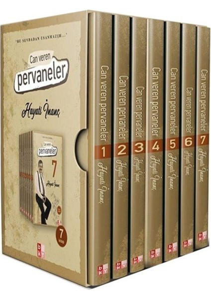 Can Veren Pervaneler 7 Kitap Özel Kutulu Set - Hayati Inanç fiyatları