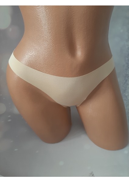 Siyah Vizon Ten 3'lü Lazer Kesim Tanga Kadın Külot fiyatları