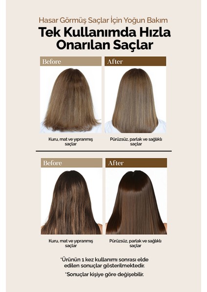 Argan Yağı İçeren Lpp Hasar Onarıcı Saç Maskesi indirimleri