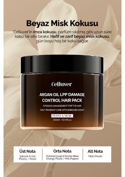 Argan Yağı İçeren Lpp Hasar Onarıcı Saç Maskesi