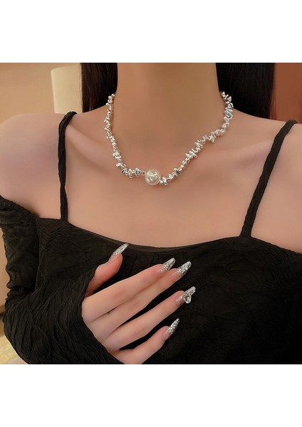 S284 Gümüş Tek Inci Kolye (Yurt Dışından) fiyatları