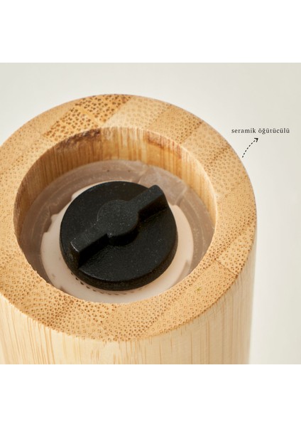 Grace Bambu Değirmen Naturel (17,5x4,5 Cm) fiyatları