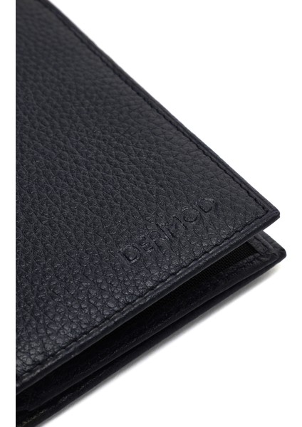 Erkek Lacivert Deri Cüzdan