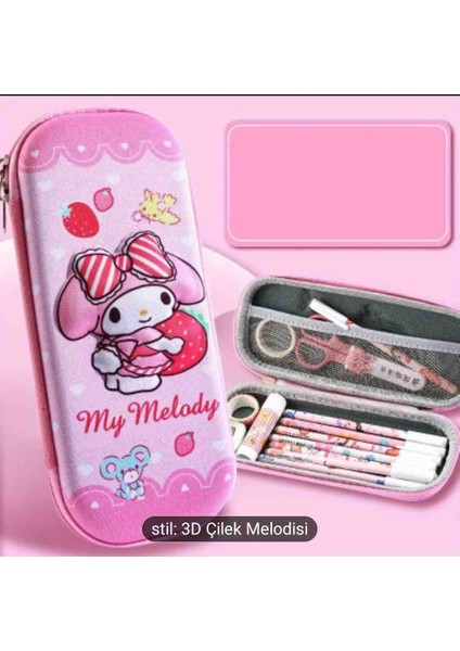 Kuromi Melody Büyük Kapasiteli Kalem Kutusu