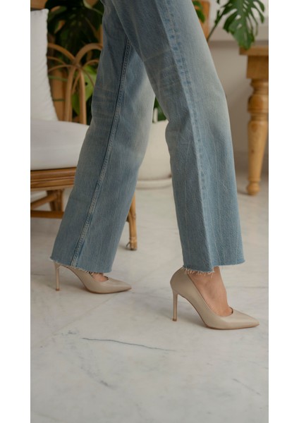 Ping Bej Deri Stiletto