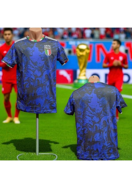 Italya Mavi Rönesans Forma Tasarım T-Shirt fiyatları