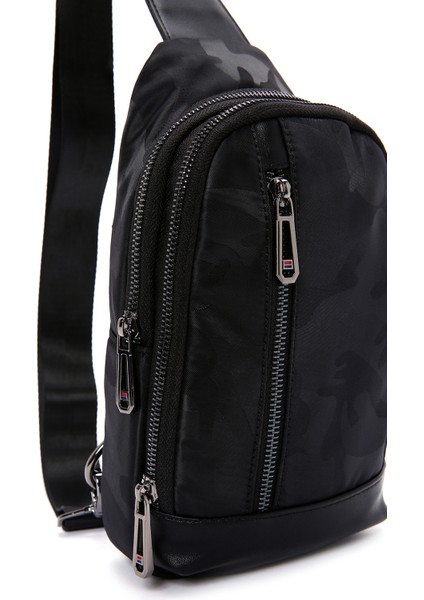 Erkek Siyah Çapraz Çanta 22WBD32016F