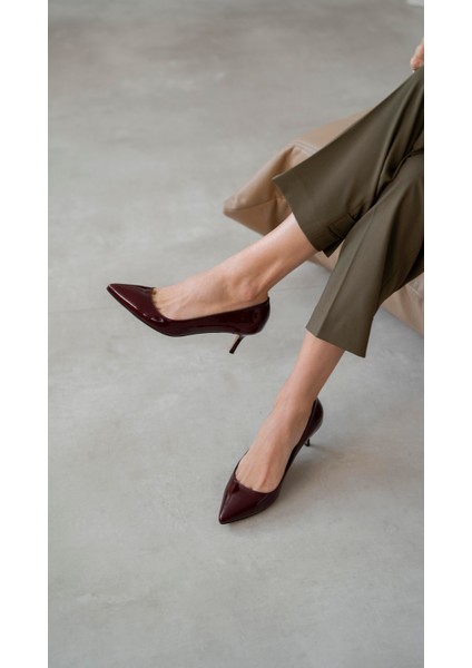 Nell Bordo Rugan Stiletto modelleri