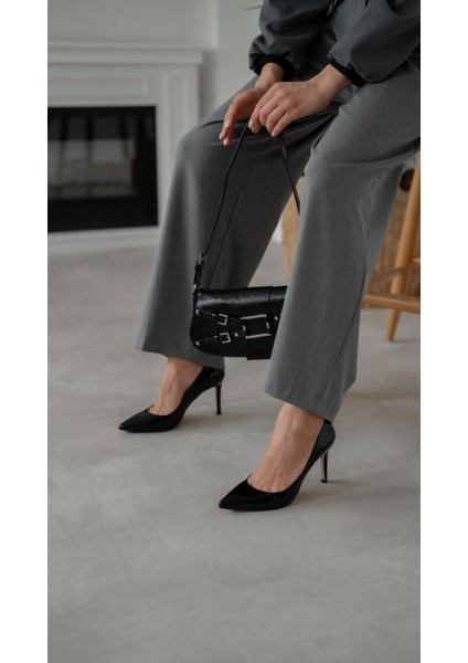 Pael Siyah Rugan Stiletto fiyatları