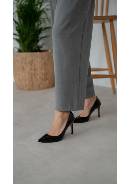 Pael Siyah Rugan Stiletto indirimleri