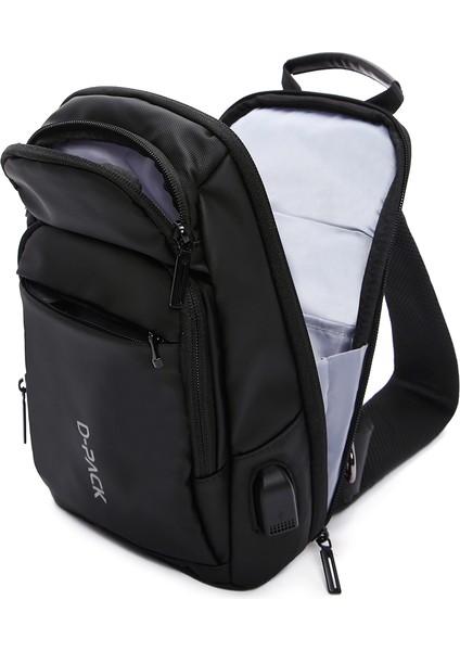 Erkek D-Pack Kumaş Çapraz Çanta