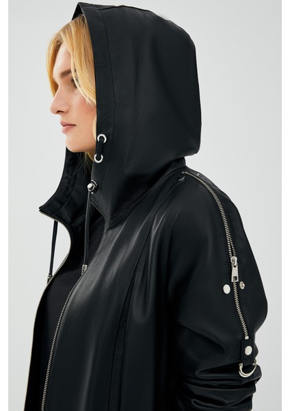 Judith Kadın Deri Mont