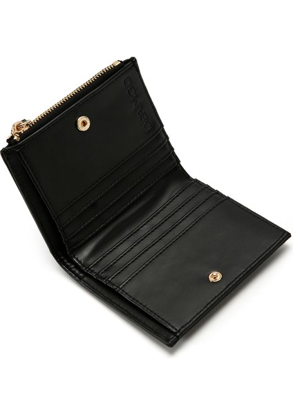 Kadın Siyah Örgü Cüzdan