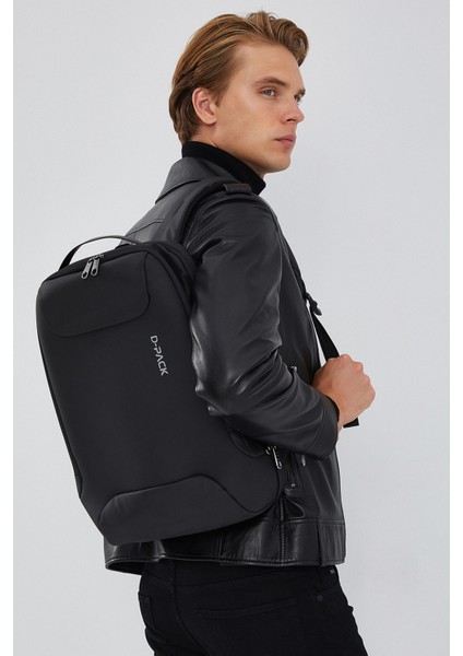 Carter Erkek Siyah Biker Deri Mont