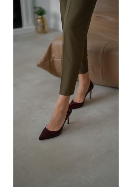 Pael Bordo Rugan Stiletto fiyatları