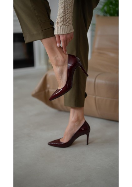 Pael Bordo Rugan Stiletto modelleri