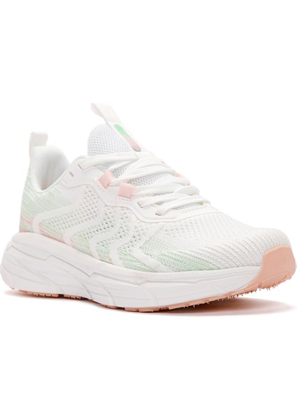 Zero Kadın Beyaz Bağcıklı Kalın Tabanlı Spor Sneaker 24SFD49596F