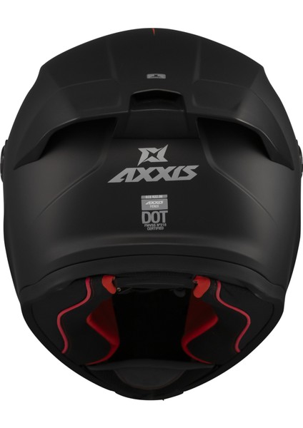Axxıs Motosiklet Kaskı Fenıx Solıd A1 Black Matt indirimleri