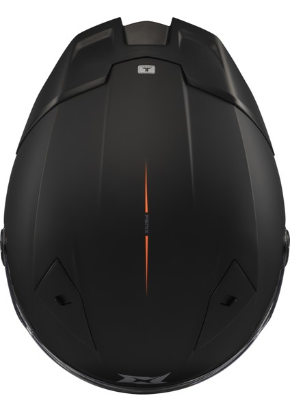 Axxıs Motosiklet Kaskı Fenıx Solıd A1 Black Matt