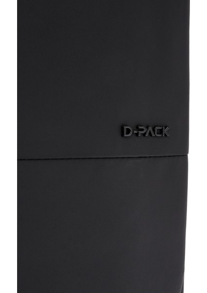 D-Pack Erkek Siyah Kumaş Sırt Çantası