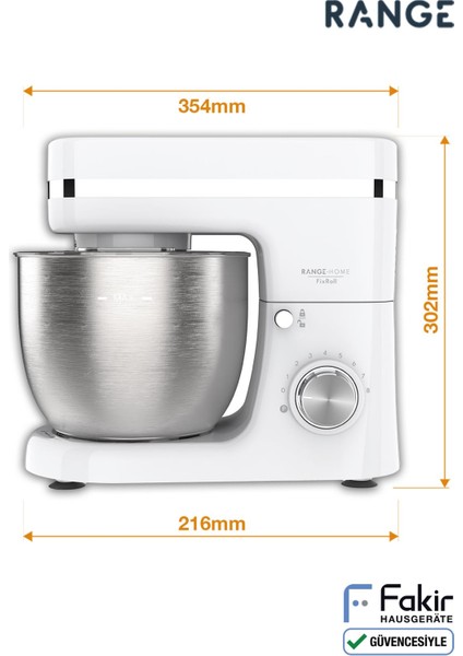 Range Fixroll Mutfak Şefi- Beyaz modelleri