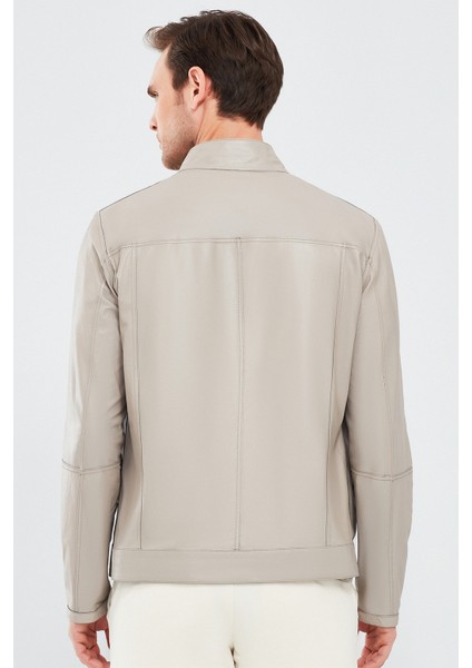 Rakitic Erkek Yeşil Çift Taraflı Süet Deri Mont