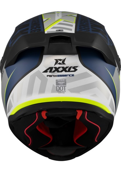 Axxıs Motosiklet Kaskı Fenıx Essence C2 Black Grey Matt indirimleri