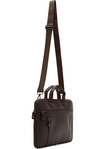 Erkek Kahverengi Uzun Askılı Evrak Çantası 24SBD3104FT