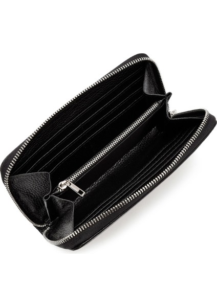 Erkek Siyah Deri El Çantası 23WBD3301FT