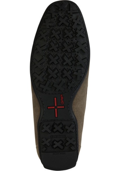 Erkek Vizon Kosmopolis Süet Deri Casual Loafer U35CFB00020C6029