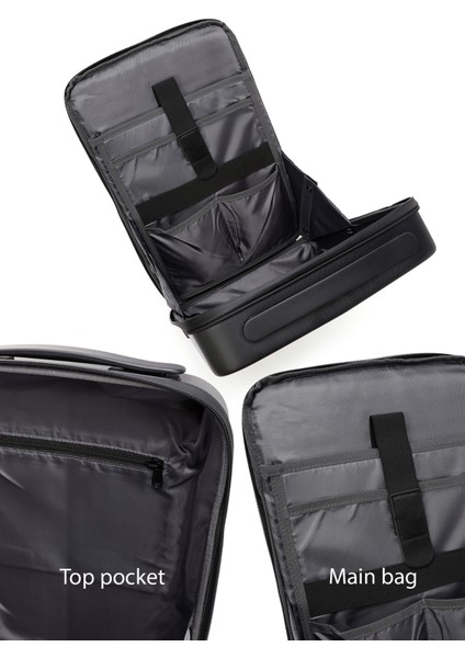 D-Pack Erkek Siyah Eva Teknolojik Sırt Çantası 24SBD3009HC